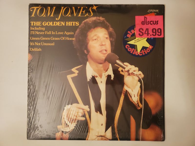 Tom Jones The Golden Hits vinyl record
